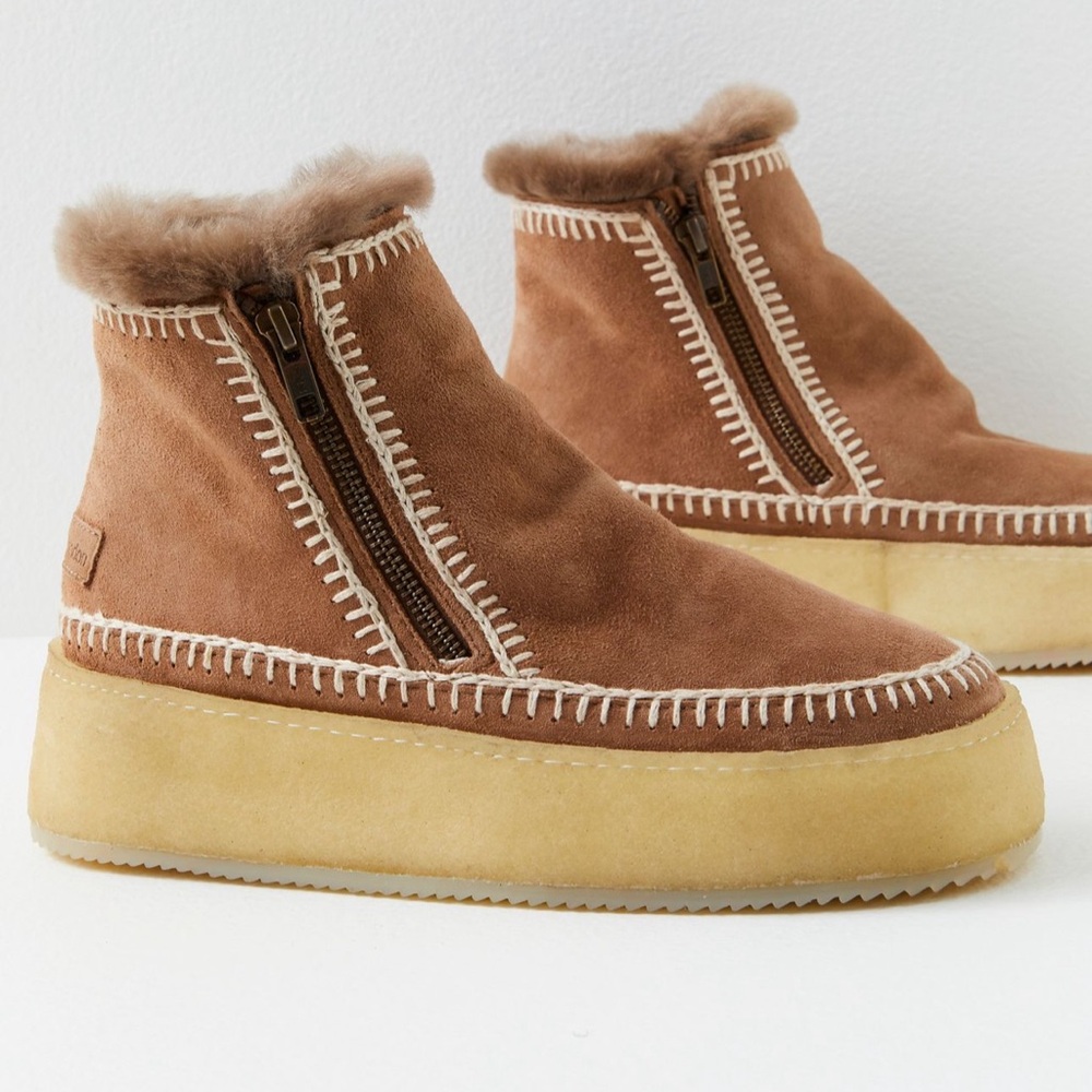 Laidback London Setsu Crochet Platform Boots